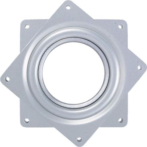 Lazy Plate-Forme Tournante Carrée de 4 Pouces Pivotante de Plateau Tournant à 360 degrés avec des Roulements à Billes en Acier à des Fins Multiples pour Le Support de Table de Bureau de TV (1/5)
