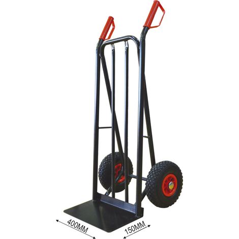 Carrello rigido jbm basic trolley capacità 200kg acciaio