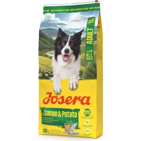 Saumon et pommes de terre Josera pour adultes, 12,5 kg