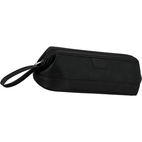 Sac de rangement pour sèche-cheveux, pochette de voyage protectrice pour lisseur et fer à friser, organisateur noir, étui multifonction (1/5)