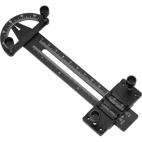 Jauge de Réglage pour Amortisseurs RC en Aluminium - Précise et Résistante pour Modèles Radiocommandés - Noir (1/5)