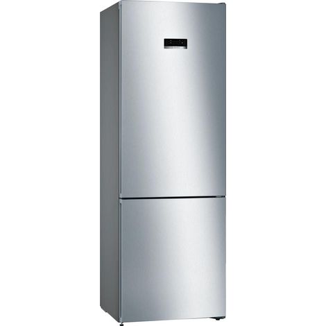 Bosch Serie 4 KGN49XIEA Kühl- und Gefrierkombination Freistehend 438 l E Edelstahl (1/4)