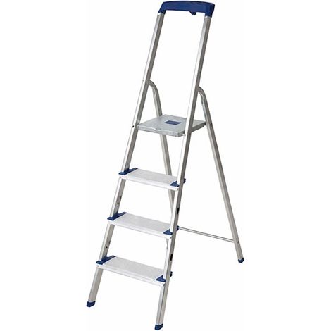 Stehleiter 4 Stufen - Maximale Arbeitshöhe 2.84m - GM/4M