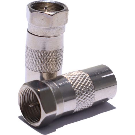 Imperial F-Typ 9,5-mm-Netzadapter (weiblich) für TV-Set-Top-Boxen, Überwachungszubehör, Zinklegierung (1/4)
