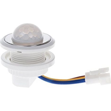 Trade Shop - Sensor De Movimiento Infrarrojo Puerta ángulo Base 40w Detector De Reacción De La Puerta - (1/2)