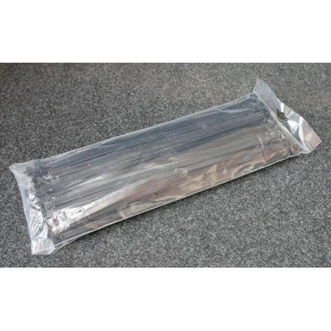 Collier de serrage noir réouvrable à crantage 340x7.6mm polyamide (sachet de 100) Hellermann