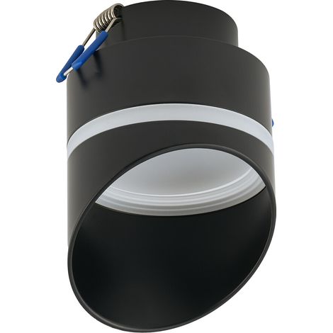 Spot encastré rond noir alu VIS GX53 IP20 Nowodvorski (1/5)
