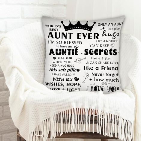 Housse de coussin décorative à la mode pour la maison doux et respirant pour femme mari petite amie petit ami couple