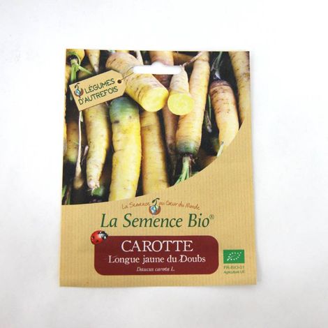 Graines bio - Carotte longue jaune de Doubs 1000 gn - La Semence Bio