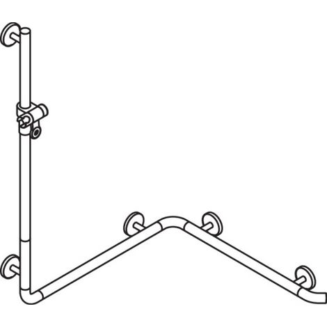 HEWI 950.35.21099 92 DUHA avec platine de montage H., AM1:1100, W1/2:762 (1/2)