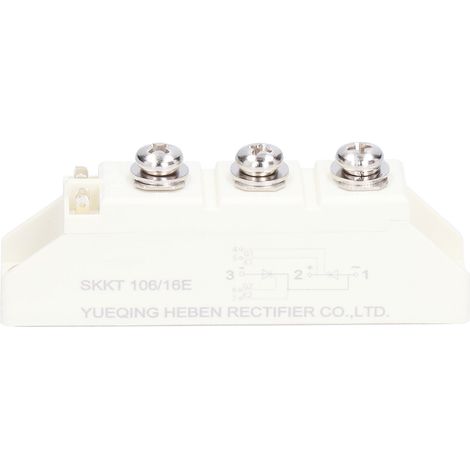 Module Pont Redresseur Thyristor 106A 1600V SKKT106 Contrôleur Distribution Énergie Relais (1/5)