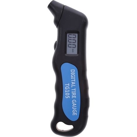 Manomètre numérique professionnel pour pneus avec écran LCD, testeur de pression auto, camion, précis et facile à lire (1/4)