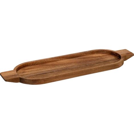 Plat de Présentation en Bois "Acacia" 48cm Marron