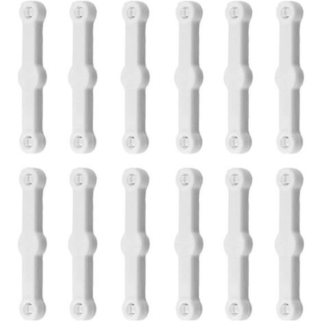 BUNTHAUS Lntyq 12 Pièces Bandes De Fixation De Moustiquaire Anti-Moustique, Support De Moustiquaire De Fenêtre Pratique, Clip De Moustiquaire De Fenêtre Sans Perforation, Filets Anti-Insectes (1/5)