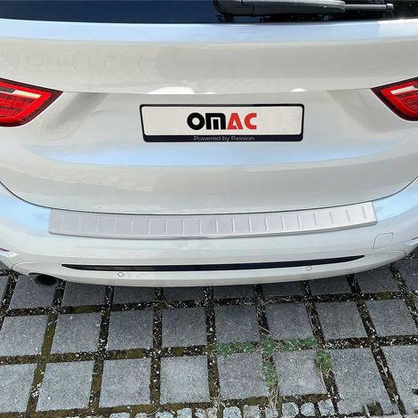 OMAC Ladekantenschutz Stoßstangenschutz für BMW 2er Gran Tourer F46 2014-2021 – Edelstahl gebürstet (1/5)
