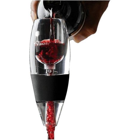 Carafe à vin avec verseur et filtre et présentoir (1/5)