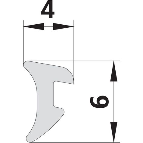 Kermi Keildichtung x1, 9305, 2000mm, 2539127