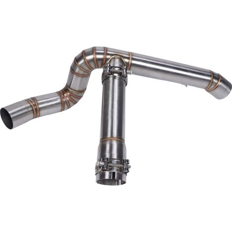 2 pots d'échappement pour moto, tube moyen, en acier inoxydable 304, de remplacement pour Ducati Multistrada MTS950 1200 2017‑2021 (1/5)