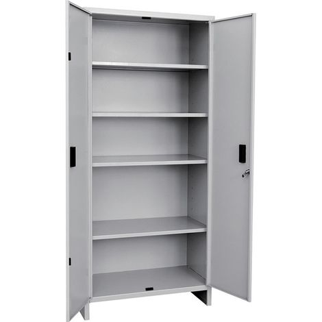 ARMADIO 2 Ante in Lamiera Verniciata CON RIPIANI 80X40X176H cm Fornito Smontato (1/2)