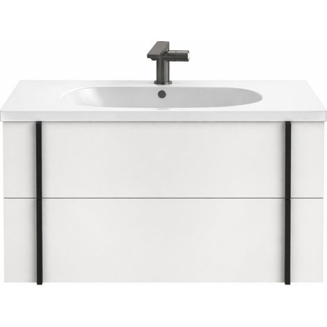 Mueble bajo lavabo 80 cm JACOB DELAFON Nouvelle Vague blanco brillo