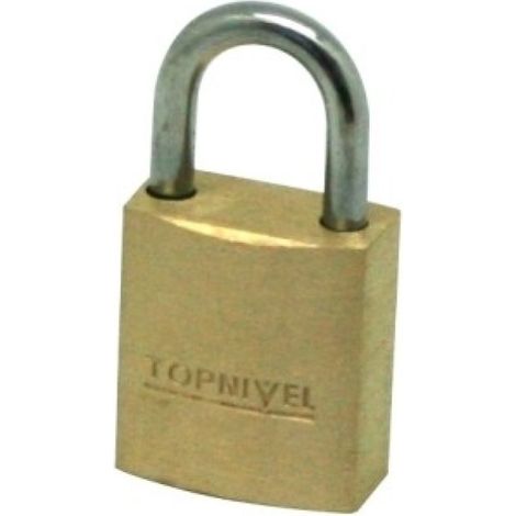 Candado Seguridad  15Mm Arco Corto Laton  Nivel (1/3)