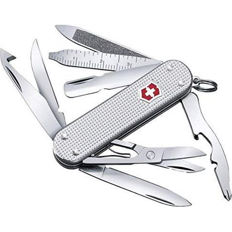 Couteau de poche Victorinox minichamp alox 14 fonctions acier inoxydable