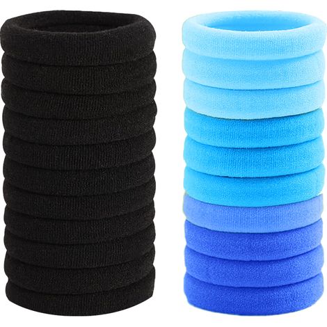 Elastique À Cheveux - Coton Sans Couture - Élastique Pour Queue De Cheval Et Tresses - 100 Pièces (1/5)