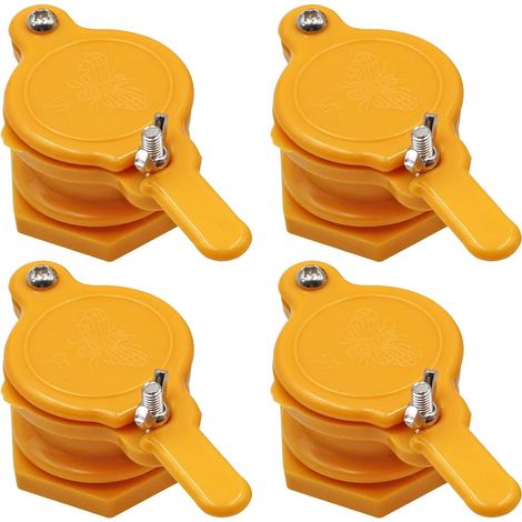 CSPARKV 4PCS Nylon Honey Valve Honey Extractor Tap Bee Hive Honey Tap for Beekeeper Beekeeping Equipment Tool (1/5)