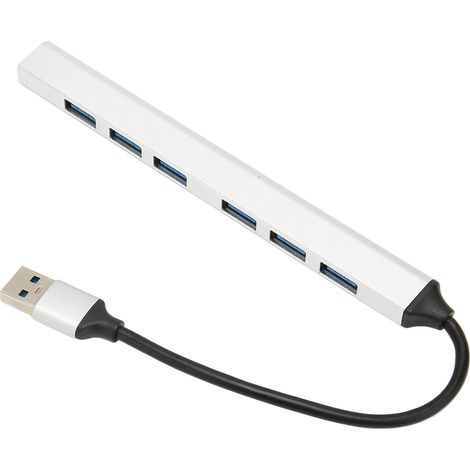 Hub USB 3.0 7 ports, station d'accueil USB 3.0 vers 7 ports USB 3.0, plug and play, adaptateur multiprise compatible Windows et OS X (1/5)