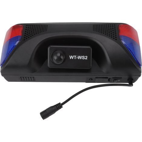 Alarme sonore et lumineuse industrielle étanche, infrarouge, à induction micro-ondes, avec LED clignotante et stroboscope, prise US 100-240 V (1/5)