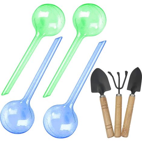 Boule D'arrosage - Lot De 4 - PVC - Arrosage Automatique - Intérieur Et Extérieur - 26 x 8 cm (1/5)