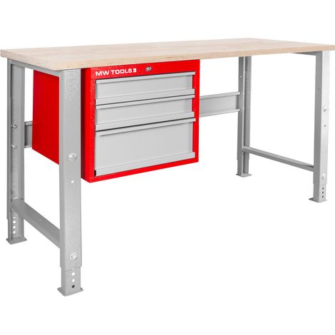 Établi modulaire Multiplex avec armoire à tiroirs 3T 1500 mm MW Tools MOD155