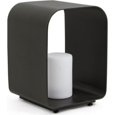 LAMPADA LED CON PORTA RIDLEY CON TELECOMANDO ANTRACITE (1/5)