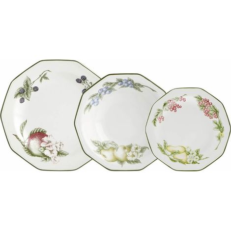 VAJILLA LOZA VICTORIAN ORCHARD 12 PIEZAS