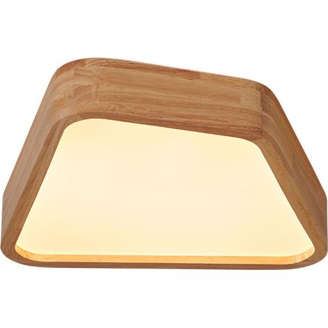 Plafonnier en rondins de style japonais Wabi-sabi, éclairage d'allée de balcon d'entrée créatif simple, plafonnier de décoration de vestiaire de tatami à la maison LED luminaires de plafond inté (1/5)