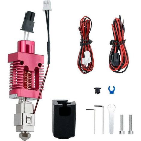 Druckkopf-Set für Creality CR10 10S und Ender3 3S 3D-Drucker: 0,4 mm kupferbeschichtete Düse. (1/5)