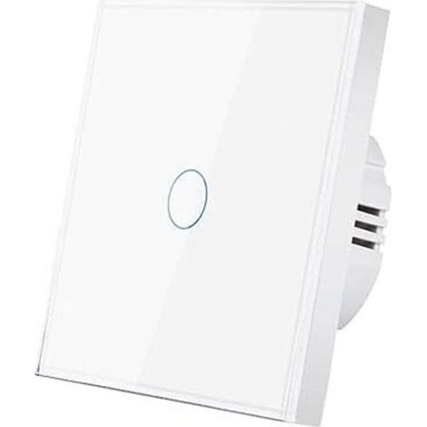 Wandpaneel aus gehärtetem Kristallglas, Berührungsschalter, LED-Anzeige, Sensor, Netzschalter, 220 V (1/4)