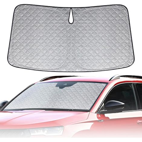 Pare-Soleil pour Pare-Brise Remplacement pour Skoda Karoq 2017-2026, Pliable Pare-Soleil pour Pare-Brise de Voiture, Bloque 99% des Rayons UV et Maintient Votre Véhicule au Frais,- (1/5)