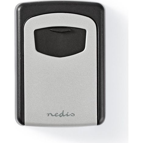 Nedis KEYCC01GY Caja fuerte segura gris/negro aluminio