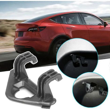 Crochet de coffre arrière pour voiture, support de rangement pour sac de coffre arrière, accessoire de décoration intérieure pour Tesla Model Y 2020-2022 (1/5)