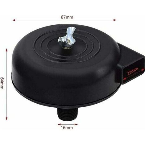 Ulisem Luftkompressor-Filterschalldämpfer, 3/8"-Gewinde 16 mm Teile für Luftkompressoren.Gu.B/bon (1/3)