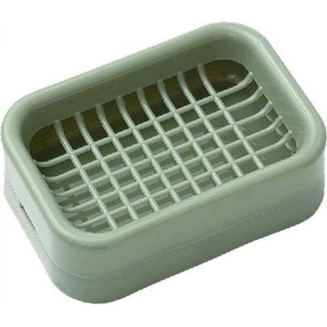 [NON UTILIZZATO] Portasapone da parete impermeabile e autoadesivo per lavello da cucina, colore verde.