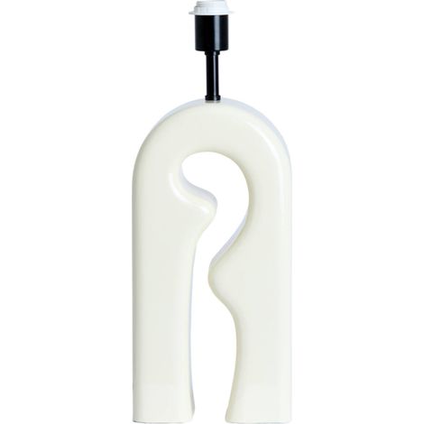 Light & Living - lampe de table - MISTRA - crème - bois - (1/3)