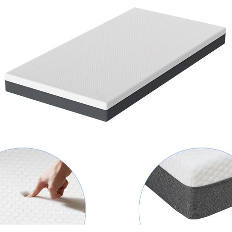 SWANEW 120x190cm Materasso-Schiuma d'acqua Materasso in Memory Foam 7 Zone di Comfort H3 Rigidità (1/5)