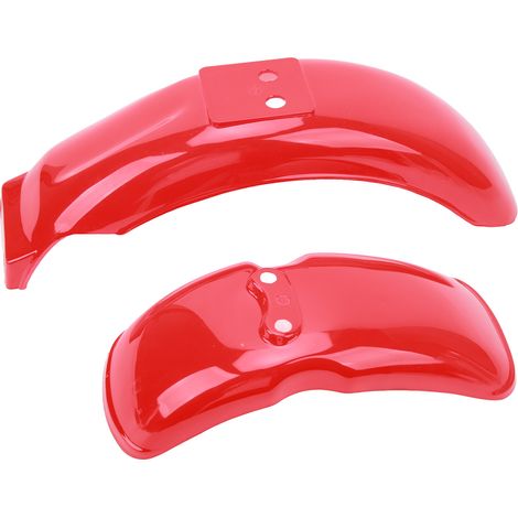 Garde-boue avant et arrière rouge brillant pour motos Z50, Z50A, Z50J, Z110 et Z125, roues de 8 ou 10 pouces. (1/5)