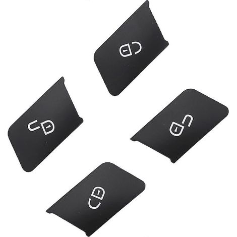 4 autocollants de protection pour boutons de verrouillage de siège de porte de voiture Mercedes-Benz Classe CE GLK GL (1/5)