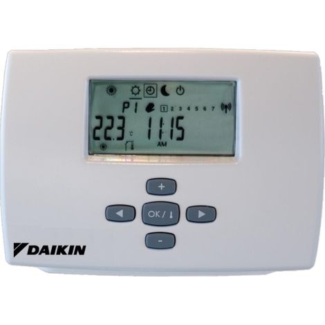 Termostato ambiente a filo display lcd programmabile pompa di calore daikin ekrtwa