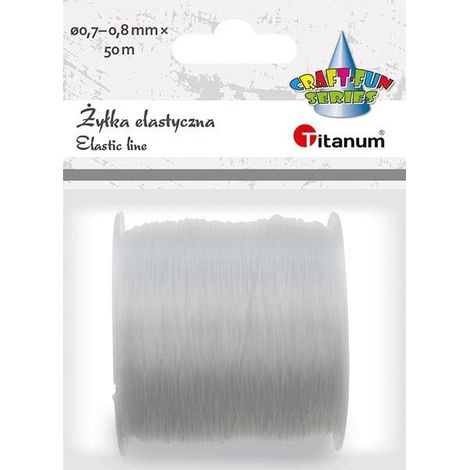 Hilo de silicona flexible de 0,7-0,8 mm, 50 m