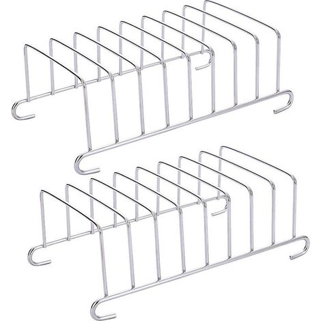 Lot de 2 grilles pour friteuse à air chaud, support à pain pour friteuse électrique, accessoire de cuisson pour friteuse à air chaud (1/2)