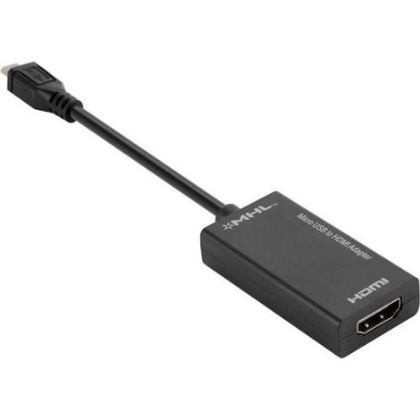 XCSOURCE Micro USB MHL vers HDMI Câble Adaptateur HD 1080 P Convertisseur Vidéo pour Samsung Galaxy S5 - S4 S3 HTC LG Huawei Xiaomi (1/4)